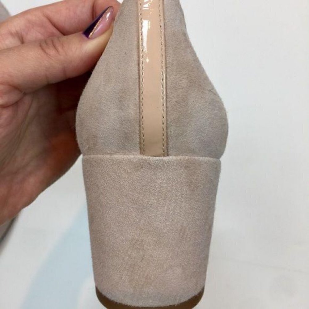 Margaux The Heel Suede Block Heels Sz 12.5 - Picture 13 of 13